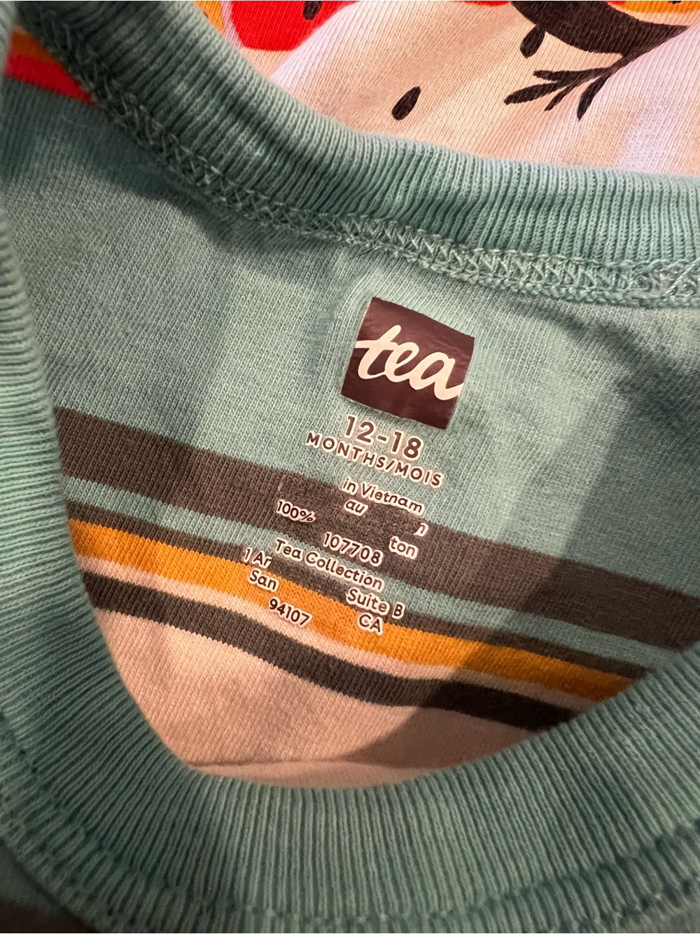 Tea Collection Romper’s Set of 3 Baby Boys Size 12-18 Months - Picture 9 of 10